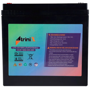 TRINIX LFP 12V18Ah LiFePo4 - Акумуляторна батарея купити
