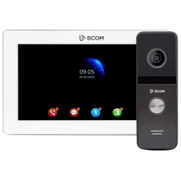 BCOM BD-770FHD White Kit - Комплект видеодомофона