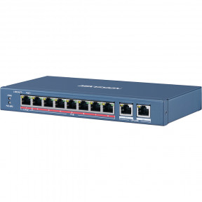 Hikvision DS-3E0310HP-E - 8-портовый неуправляемый коммутатор Fast Ethernet POE - фото №1 Hikvision DS-3E0310HP-E - 8-портовый неуправляемый коммутатор Fast Ethernet POE купить