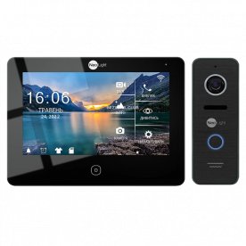 Комплект видеодомофона NeoLight NeoKIT HD Pro WF B/Black