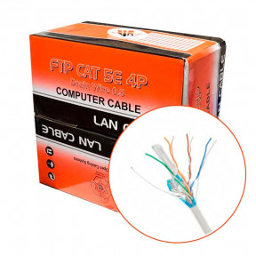 FTP кабель ATIS FTP 4×2×0.5-CU кат.5е (FTP мідь внутрішній) бухта 305м купити