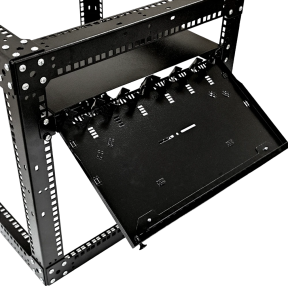 Стойка-кронштейн Cube 19" 9U CMS (UA-OFLC955W2.0-BK) фото