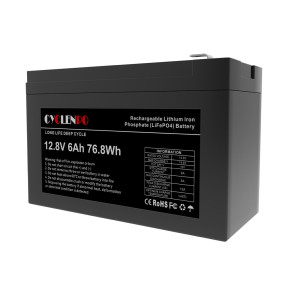Акумуляторна батарея літій-залізо-фосфатна 12.8В 6Аг Cyclen 12.8V 6AH LiFePo4 зображення