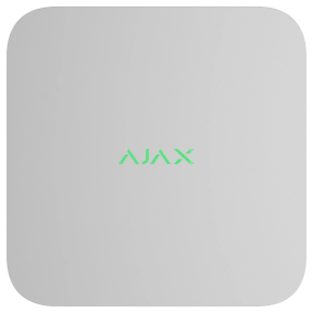 Ajax NVR DC (8ch) (8EU) white - Мережевий відеореєстратор купити