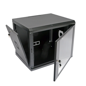 Шкаф 19" , 600х500х507 мм (Ш*Г*В), акриловое стекло, черный 9U фото