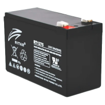 RITAR RT1275B – Акумуляторна батарея AGM (12V, 7.5Ah, клеми F2, VRLA)