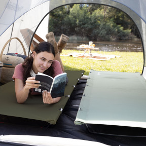 Ліжко складане Naturehike XJC05 NH20JJ001, Поліестер Oxford / алюміній, хакі купити