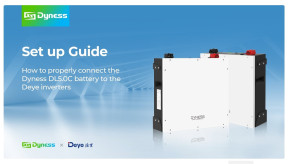 How to properly connect the Dyness DL5.0C battery with the Deye inverters