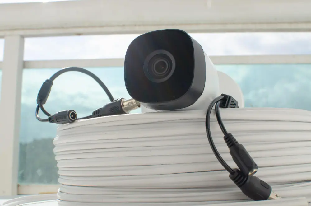 Аналогова камера відеоспостереження з коаксіальним кабелем – офлайн-система без інтернету.