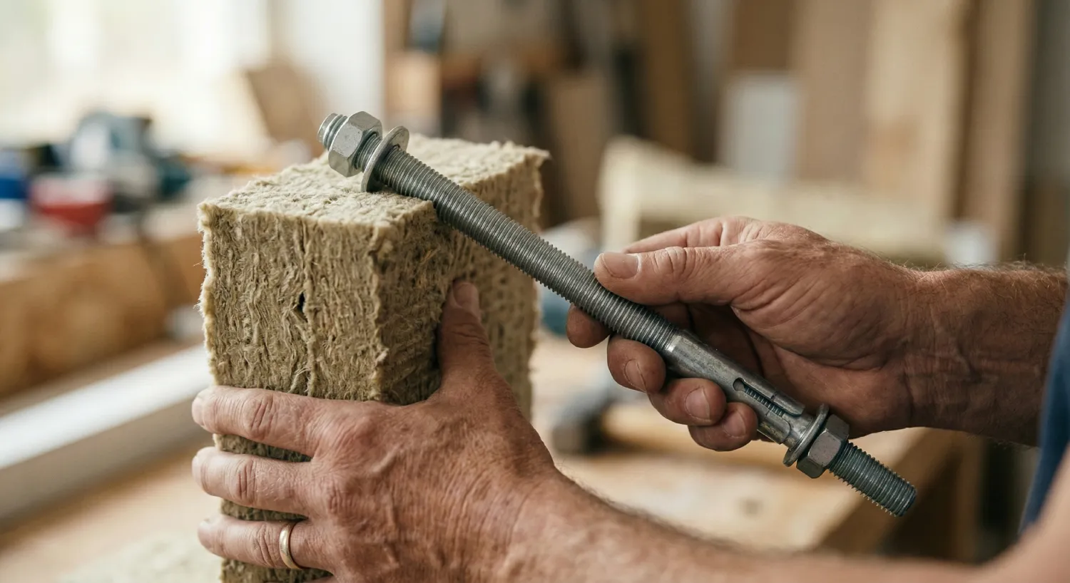 Выбор удлиненного фасадного анкера для надежного монтажа камеры видеонаблюдения на утеплитель из минеральной ваты